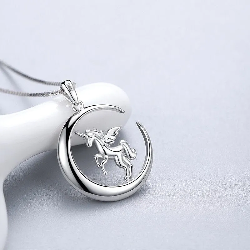 CUTE DAME S925 Silver Necklace Women's Silver-4