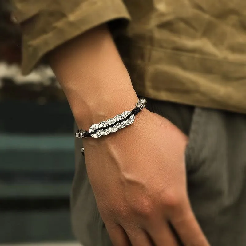CUTE DAME S999 Pure Silver Bracelets Unisex Silver-2