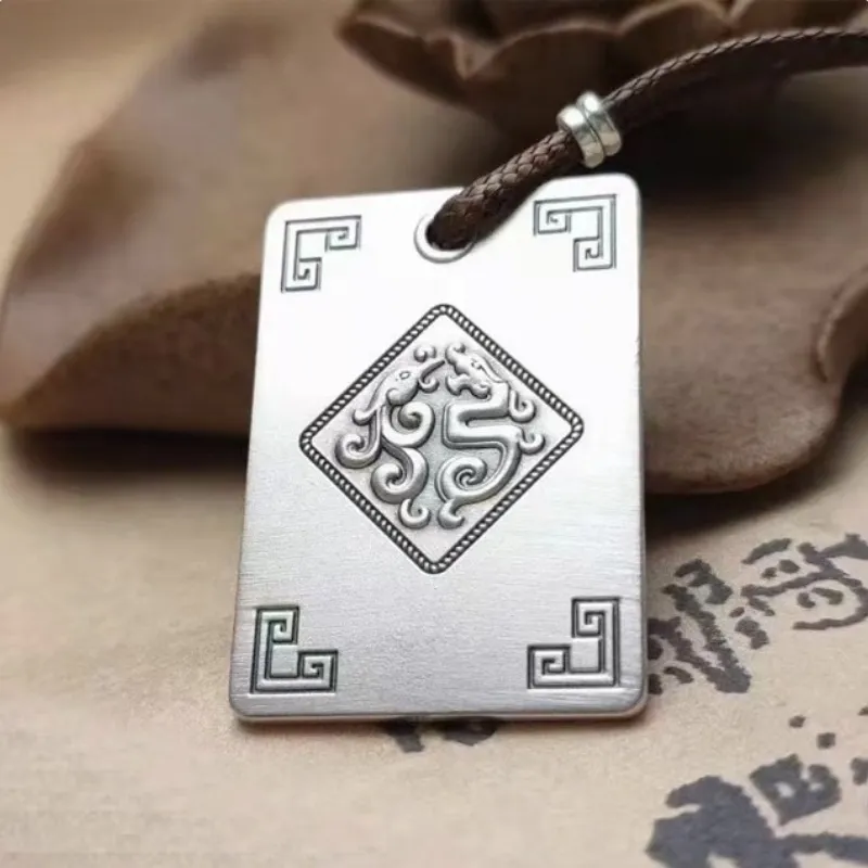 CUTE DAME S999 Sterling Silver Necklaces Unisex Silver-2