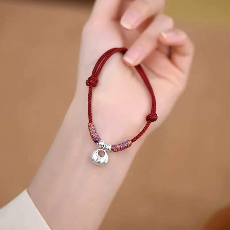 CUTE DAME S999 Pure Silver Bracelets Unisex Silver-3