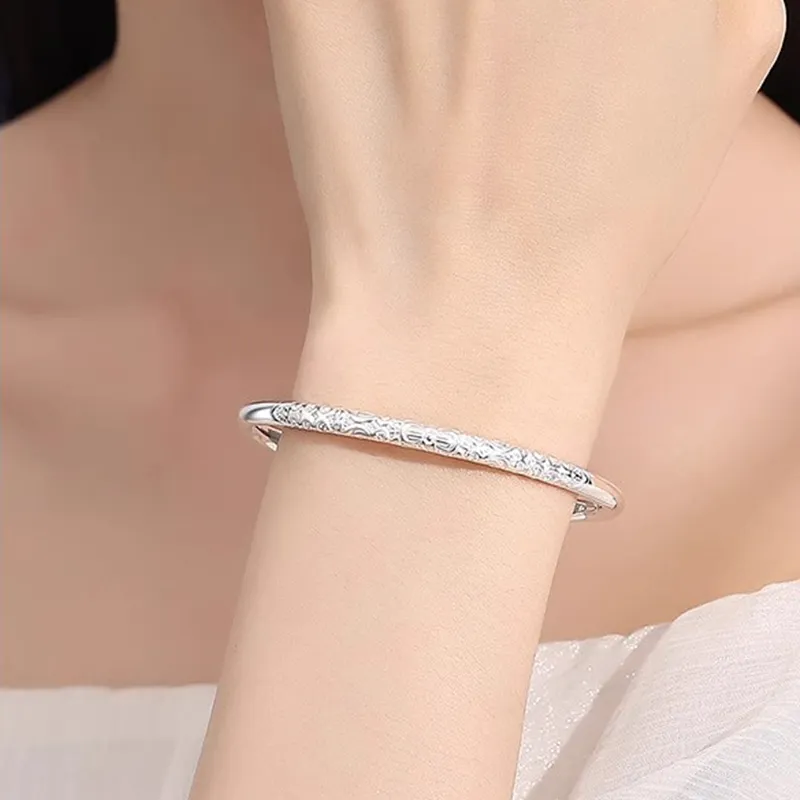 CUTE DAME S999 Fine Silver Sterling Silver Bracelets Women's-4