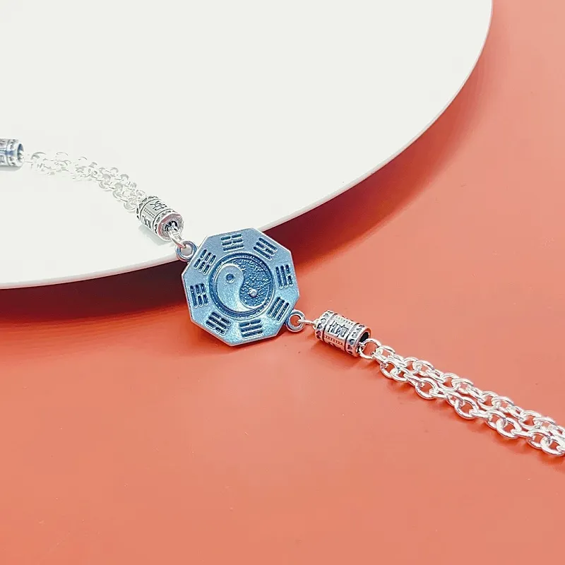 CUTE DAME S999 Pure Silver Bracelets Unisex Silver-4