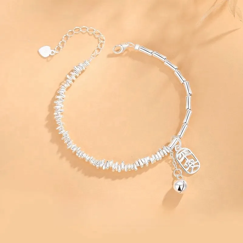 CUTE DAME Sterling Silver Bracelets Women's-2