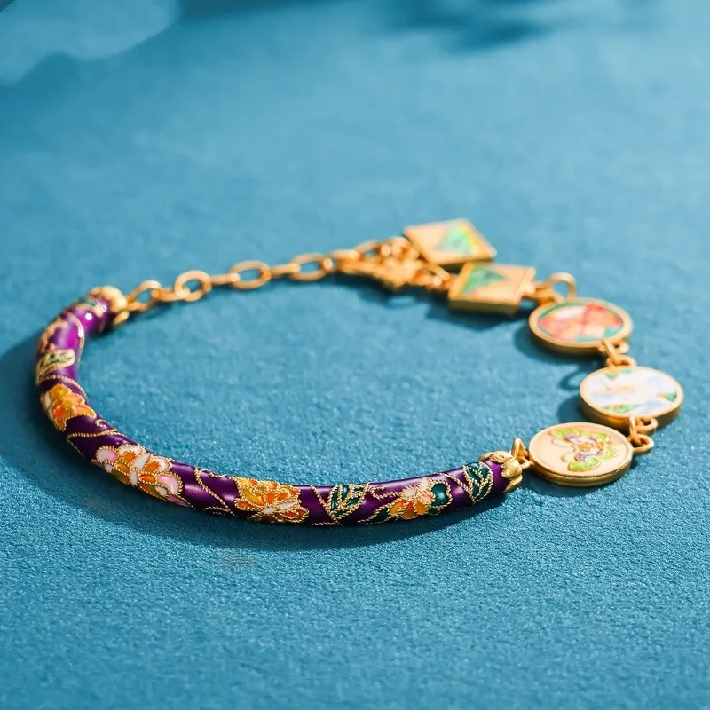 CUTE DAME S999 Pure Silver Bracelets Women's Gold-6