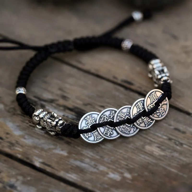 CUTE DAME S999 Pure Silver Bracelets Unisex Silver-3