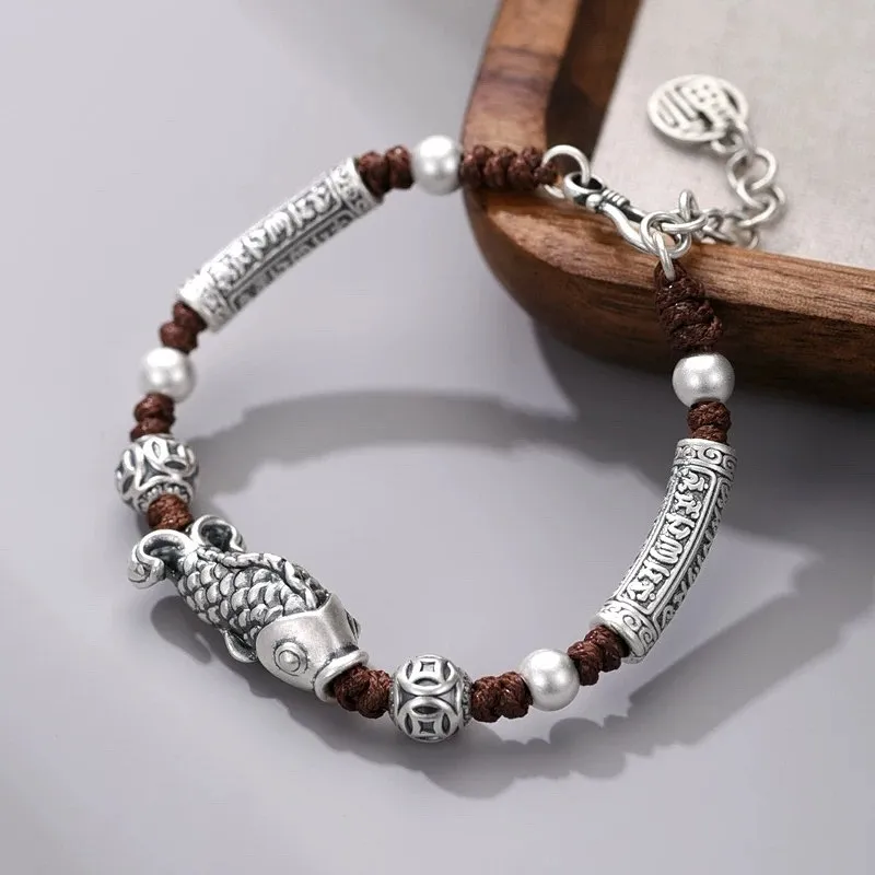 CUTE DAME S999 Pure Silver Bracelets Unisex Silver-1