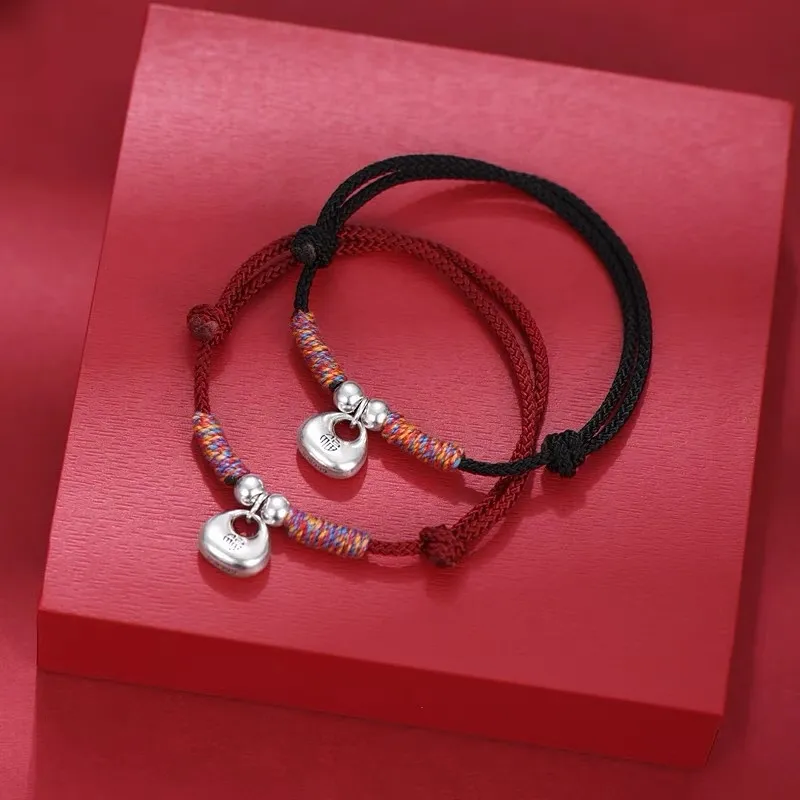 CUTE DAME S999 Pure Silver Bracelets Unisex Silver-5