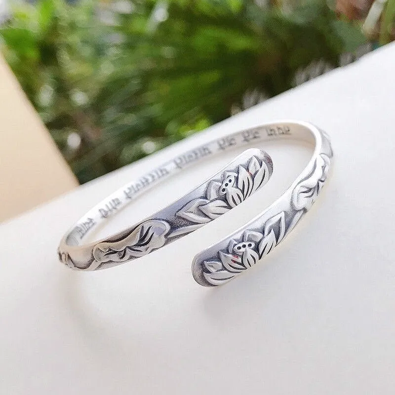 CUTE DAME S999 Sterling Silver Bracelets Women's Silver-3