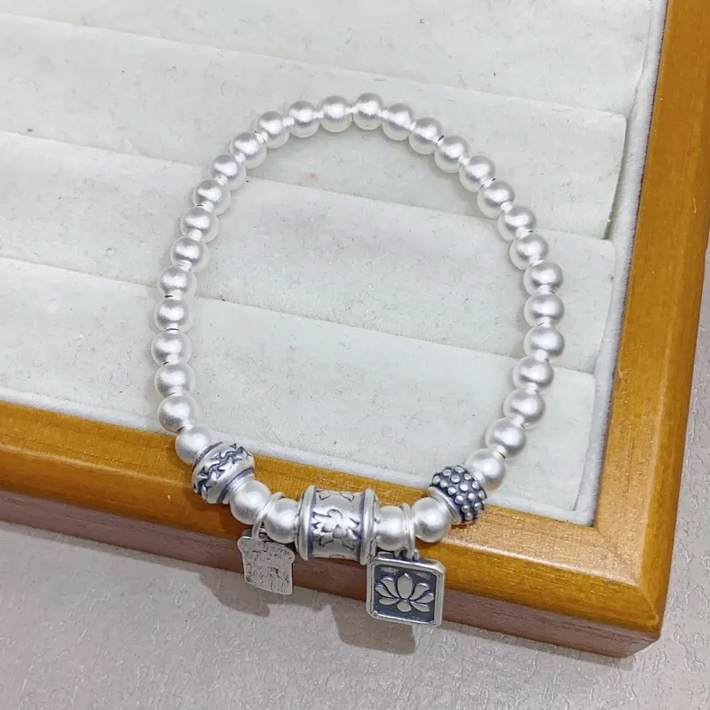 CUTE DAME S990 Pure Silver Bracelets Women's Silver-3