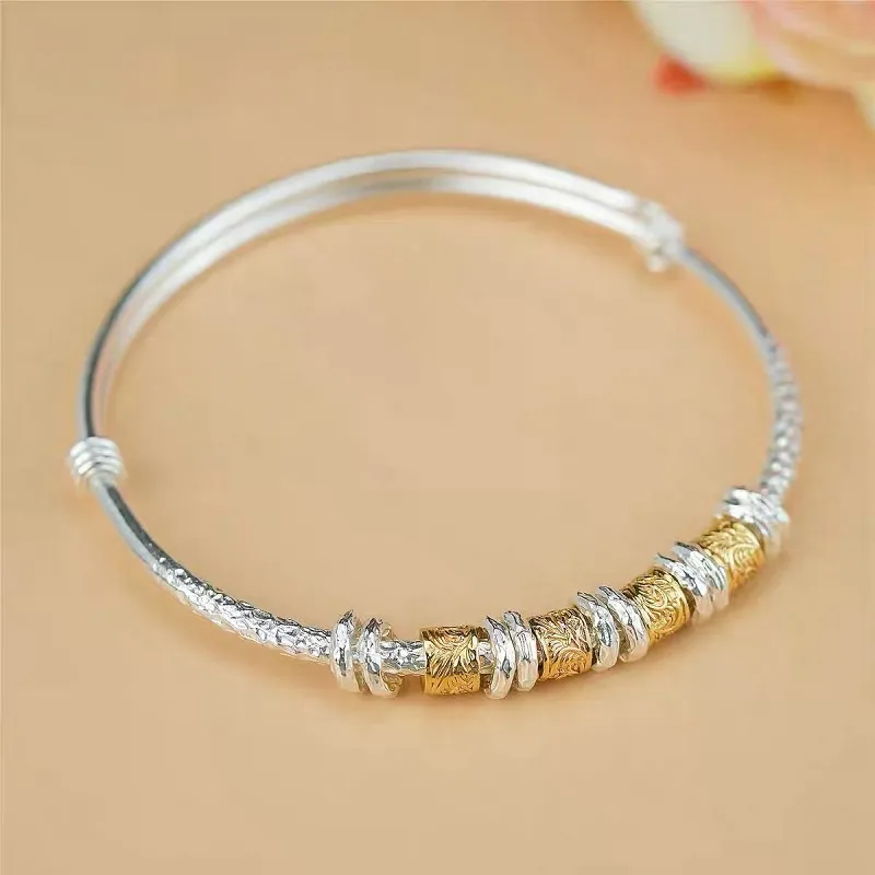 CUTE DAME S999 Sterling Silver Bracelets Women's Silver-7