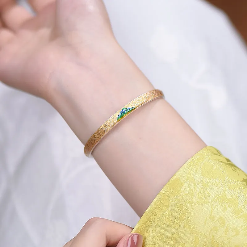CUTE DAME S999 Sterling Silver Bracelets Women's Silver-5