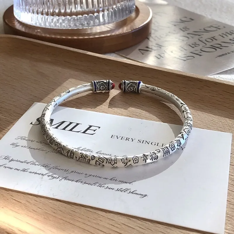 CUTE DAME S999 Sterling Silver Bracelets Women's Silver-3