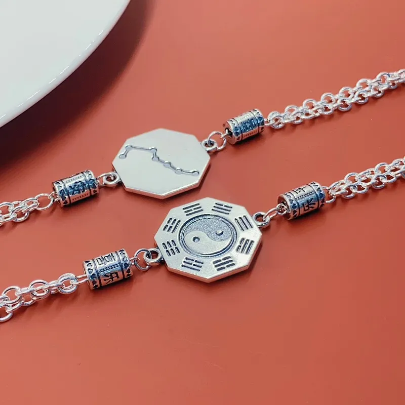 CUTE DAME S999 Pure Silver Bracelets Unisex Silver-1