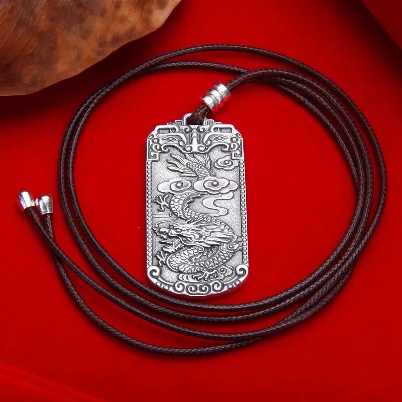 CUTE DAME S999 Sterling Silver Necklaces Unisex Silver-4