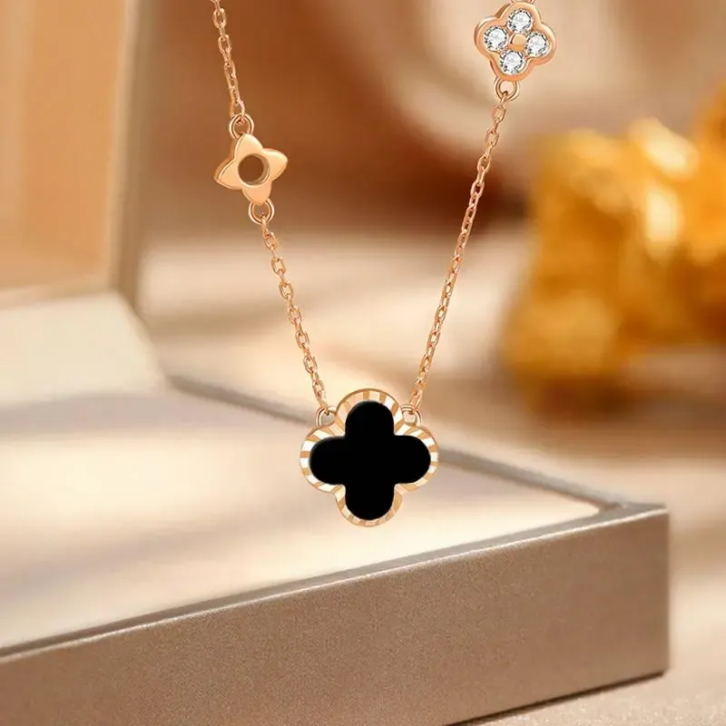 CUTE DAME Sterling Silver Necklaces Women's-11