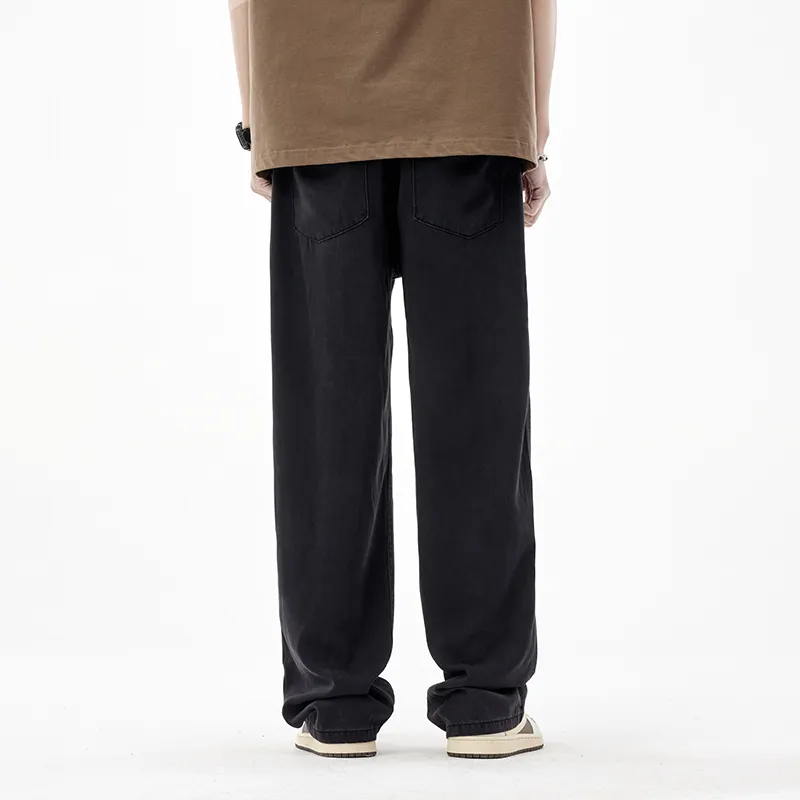 HIPANDA Jeans Men Black-5
