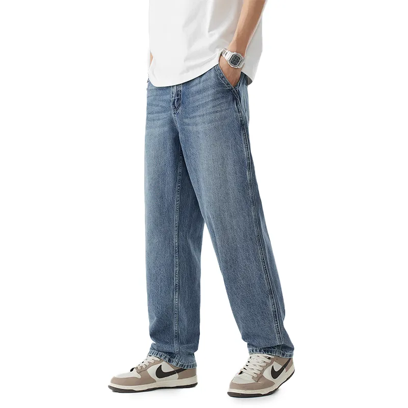 HIPANDA Jeans Men Blue-3