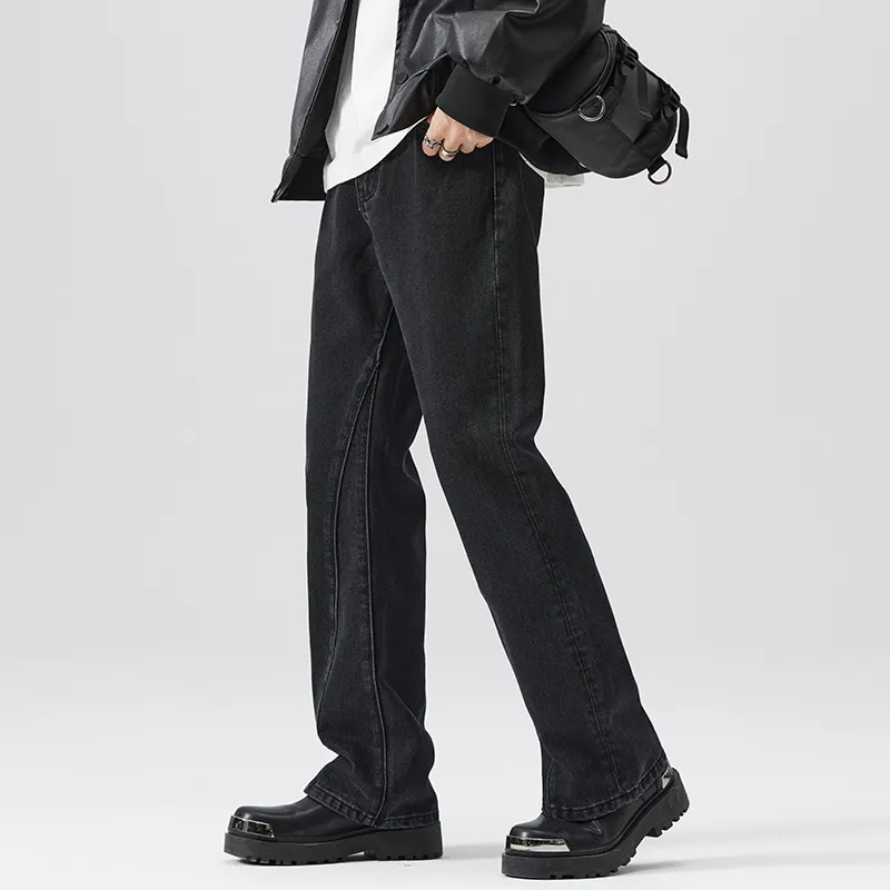 HIPANDA Jeans Men Black-9