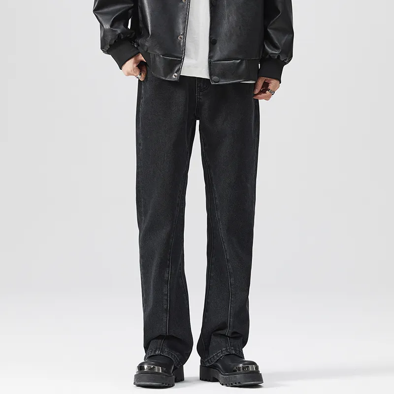 HIPANDA Jeans Men Black-2