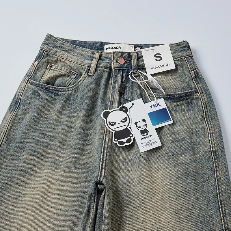 HIPANDA Jeans Men's Washed Color-2