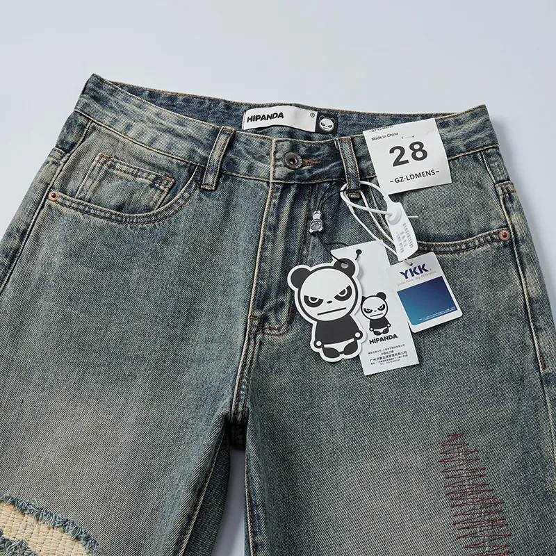 HIPANDA Jeans Men's Washed Color-2