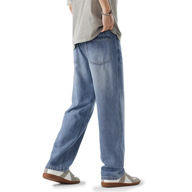 HIPANDA Jeans Men Blue-5