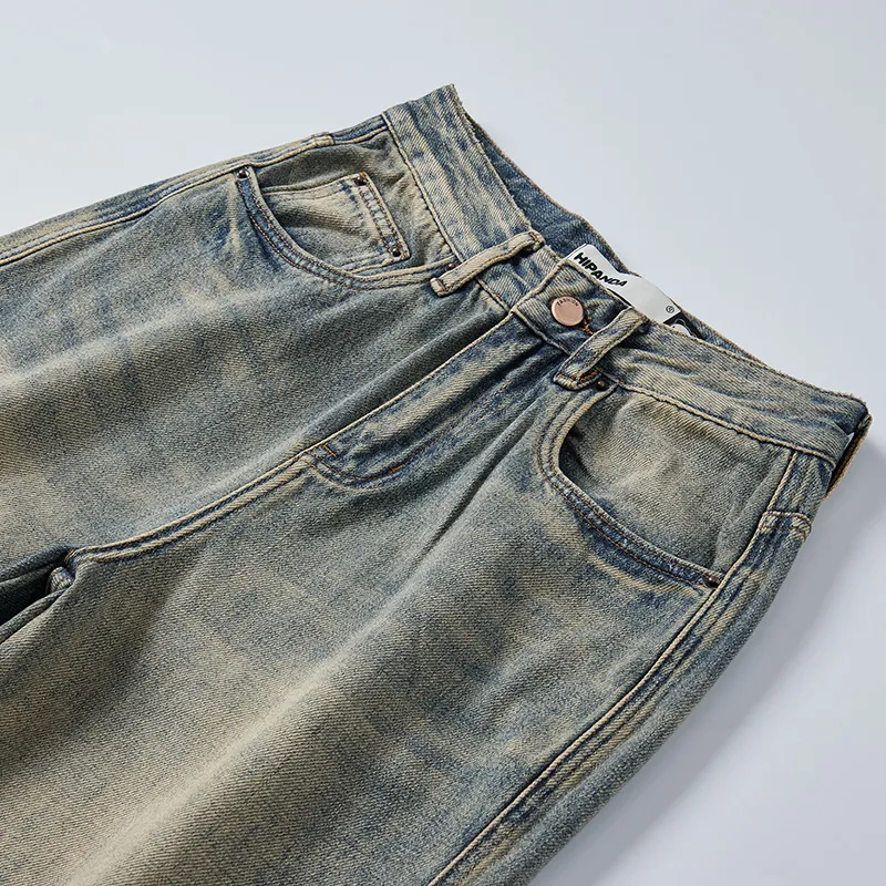 HIPANDA Jeans Men's Washed Color-3