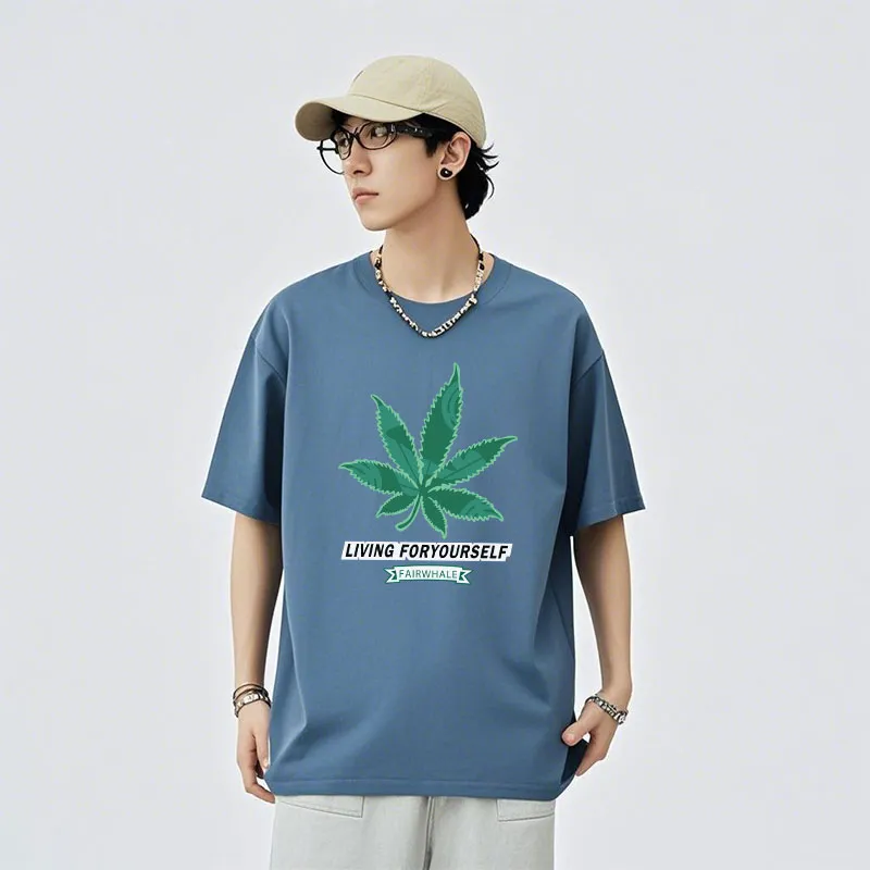 FAIRWHALE Drop Shoulder Sleeve T Shirt Unisex-18