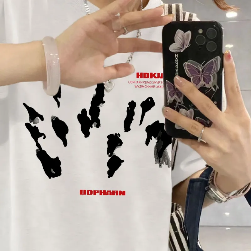 FAIRWHALE T Shirts Women's White-4