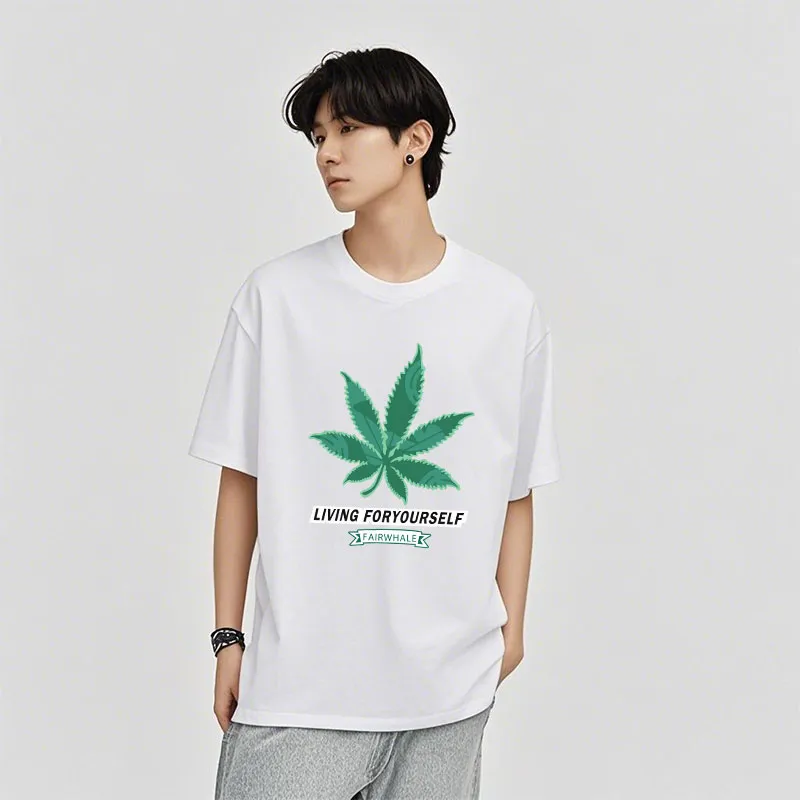 FAIRWHALE Drop Shoulder Sleeve T Shirt Unisex-6