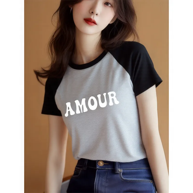 FAIRWHALE Raglan Sleeve T Shirt Women's-2