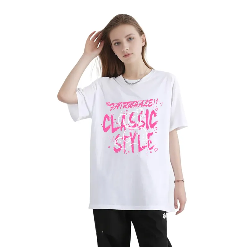 FAIRWHALE Drop Shoulder Sleeve T Shirt Unisex-8