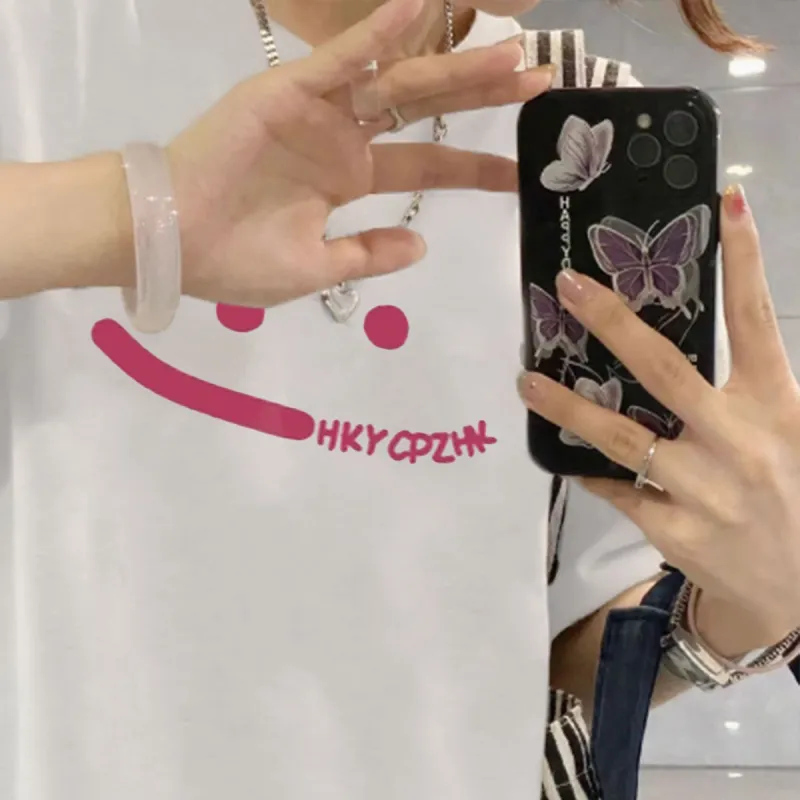 FAIRWHALE Drop Shoulder Sleeve T Shirt Women's-4