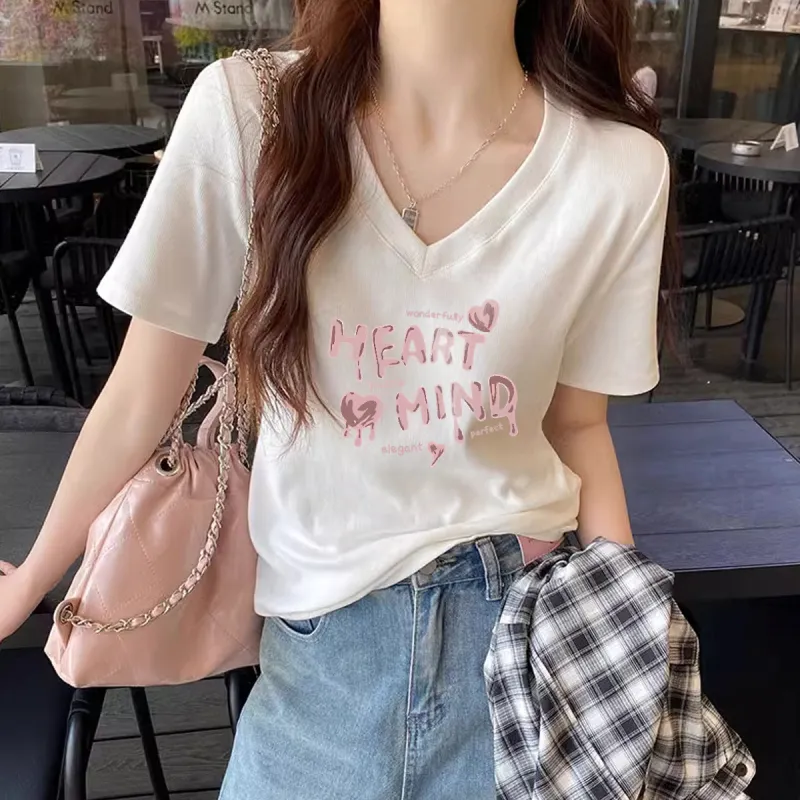 FAIRWHALE T Shirts Women's White-2