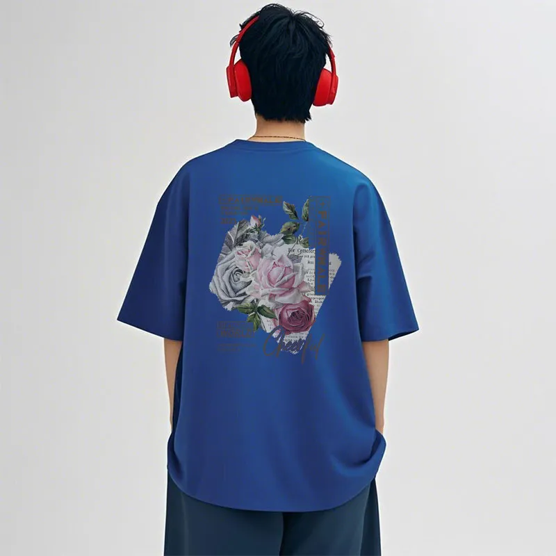 FAIRWHALE Drop Shoulder Sleeve T Shirt Unisex-22