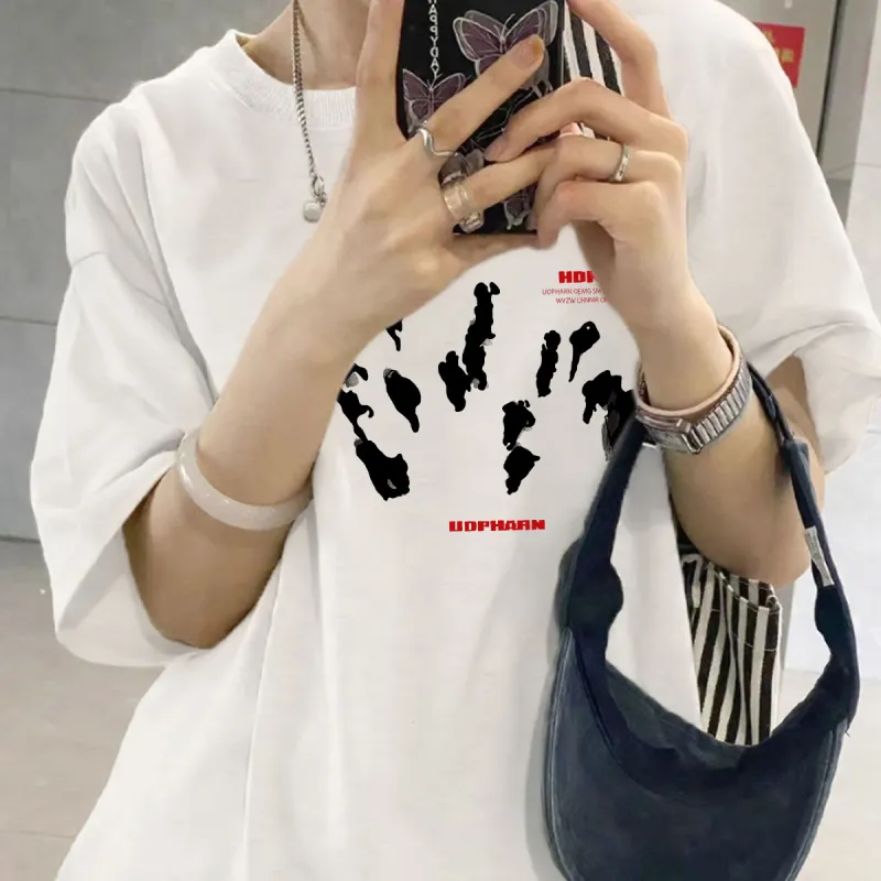 FAIRWHALE T Shirts Women's White-2