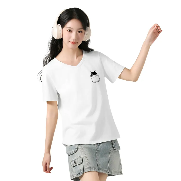 Cotton T Shirts Women's-2