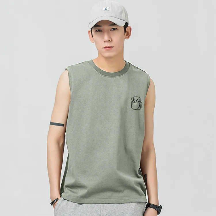 Cotton Tank Tops Unisex-7