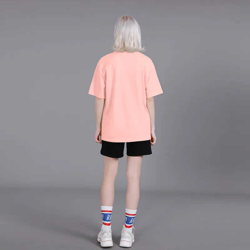 Cotton Drop Shoulder Sleeve T Shirt Women's-11