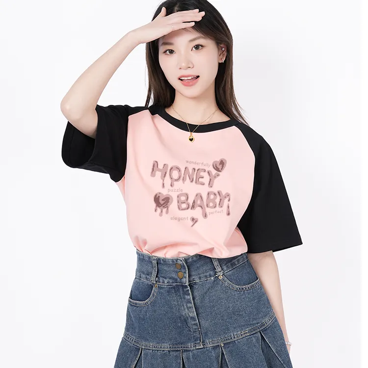 Cotton T Shirts Women's-4