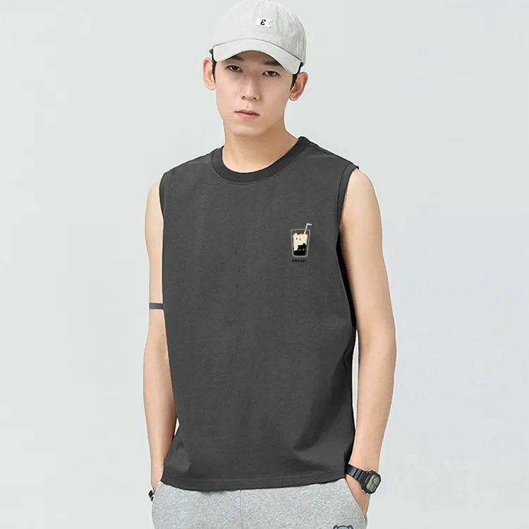 Cotton Tank Tops Unisex-4