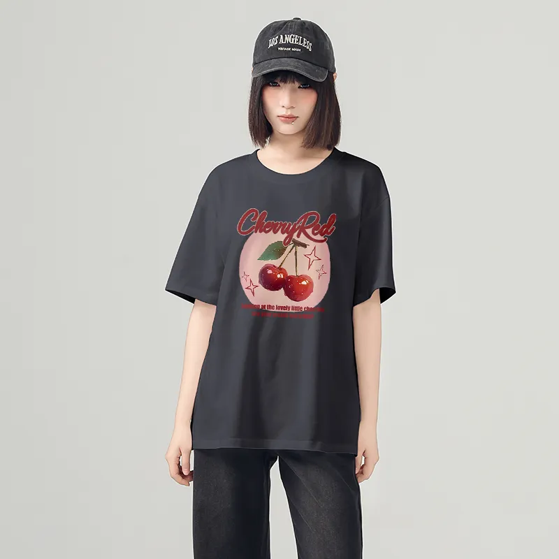 Cotton T Shirts Women's-6