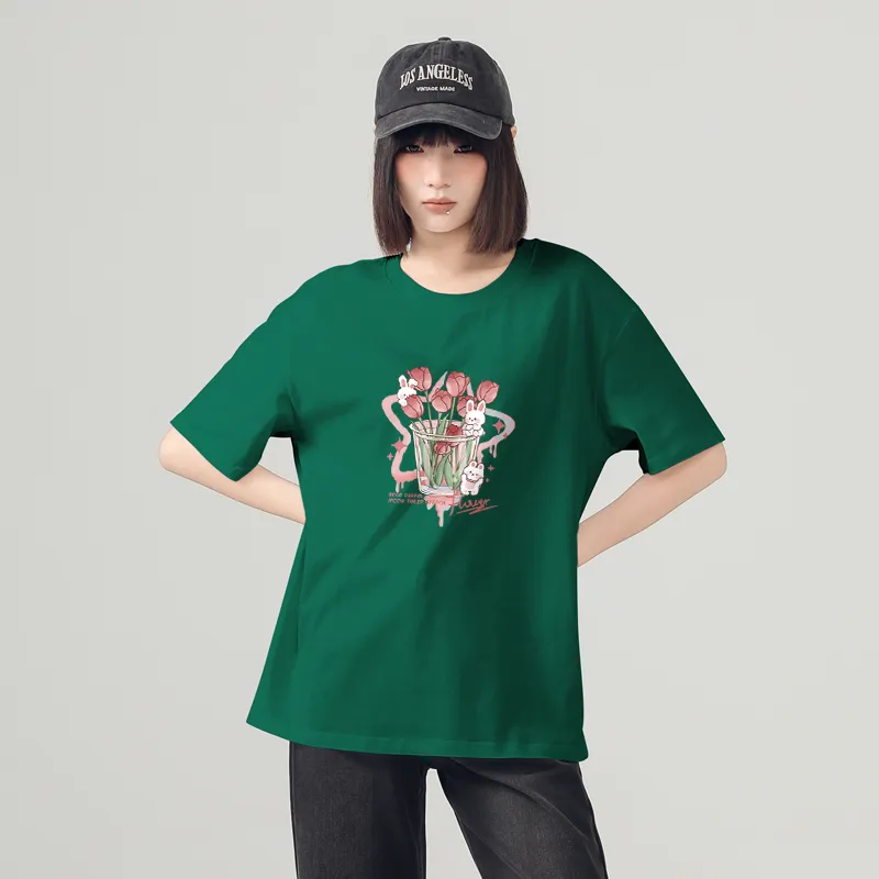 Cotton T Shirts Women's-2