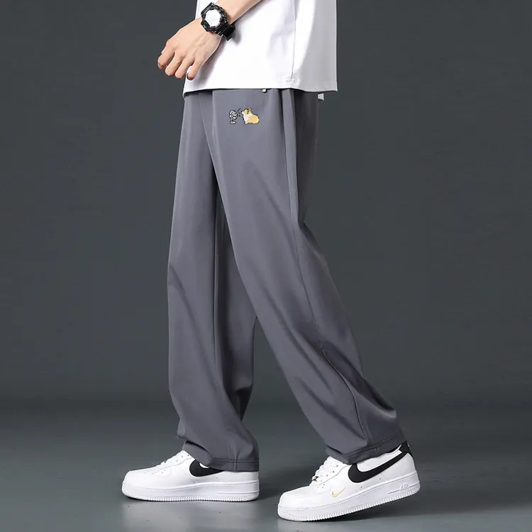 Cotton Casual Pants Unisex-4