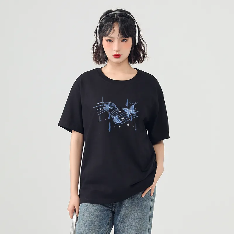 Cotton T Shirts Women's-10