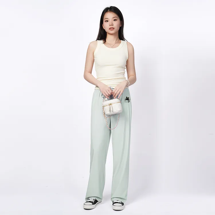 Cotton Casual Pants Women's-2