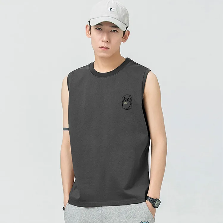 Cotton Tank Tops Unisex-4