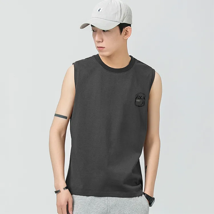 Cotton Tank Tops Unisex-5