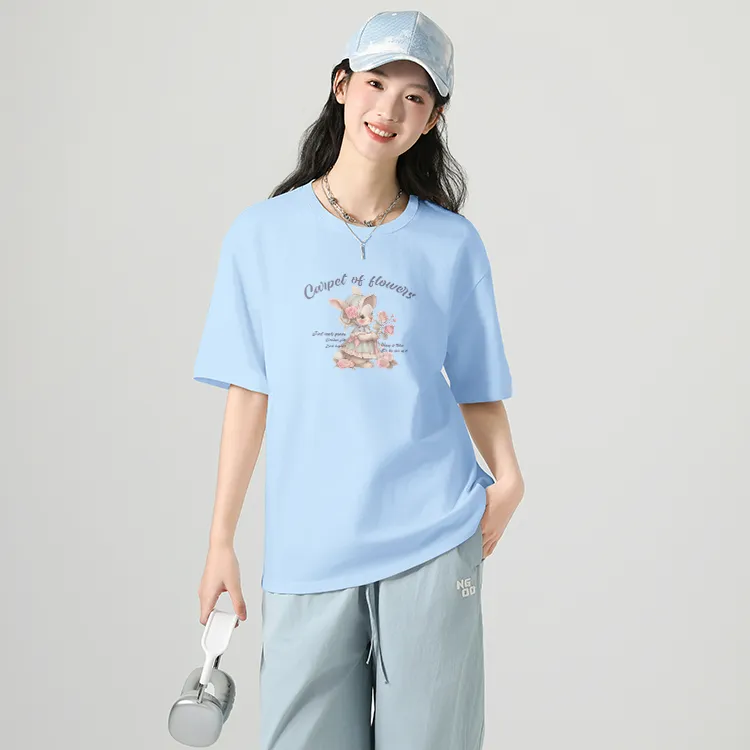 Cotton T Shirts Women's-14