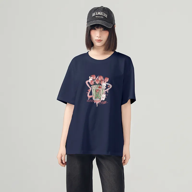 Cotton T Shirts Women's-26